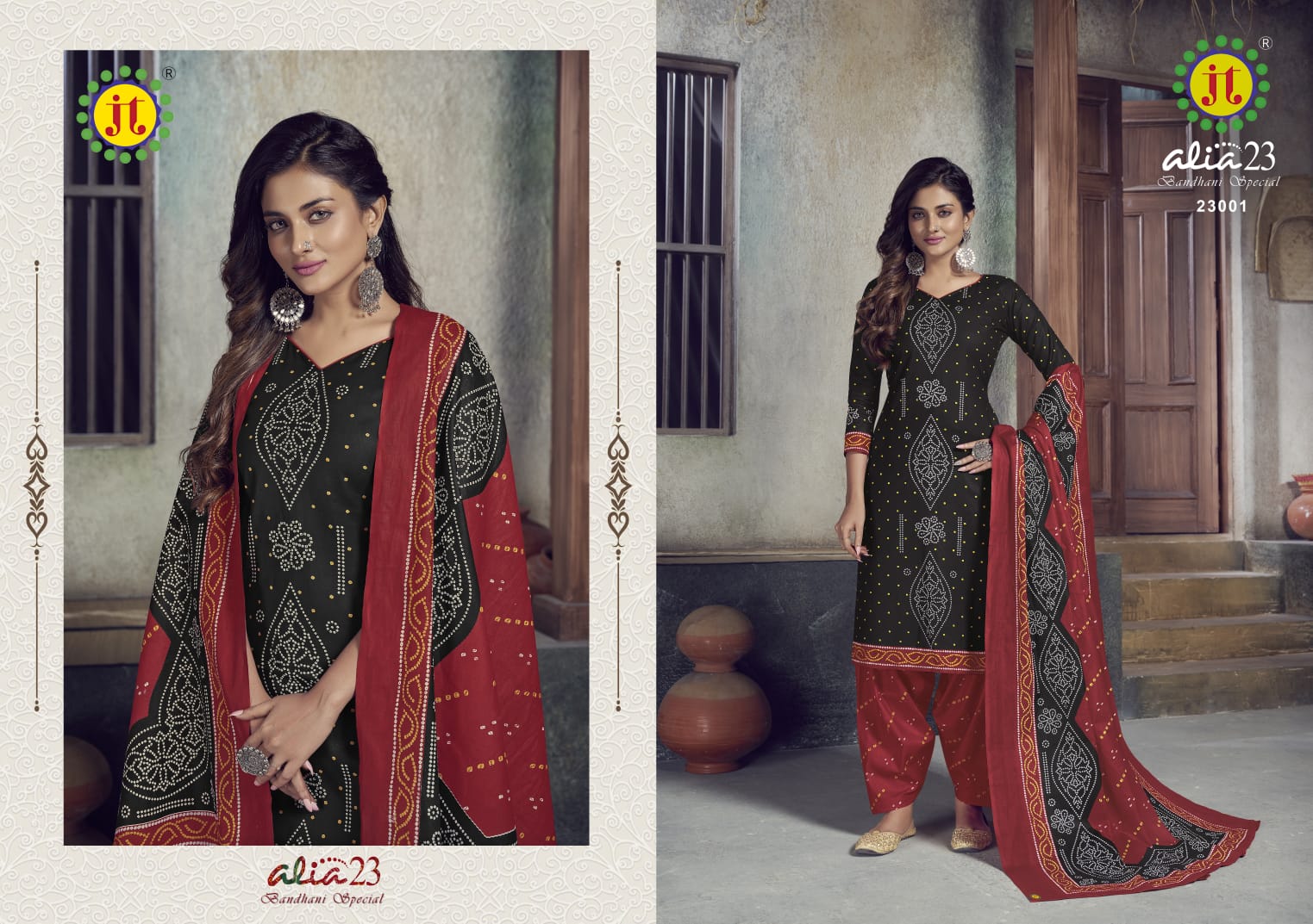 Jt Alia Vol 23 Casual Daily Wear Wholesale Printed Cotton Dress Material
